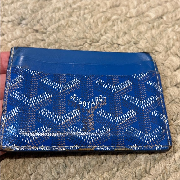 Goyard Blue Card Holder/Authentic - Picture 5 of 11